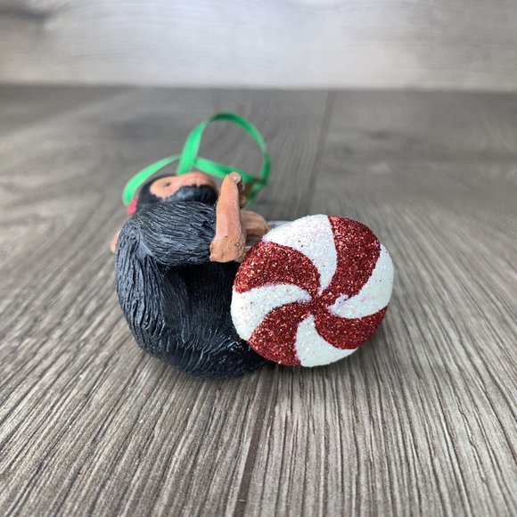 Danbury Mint The Baby Animal Ornaments  Chimpanzee - Picture 6 of 8